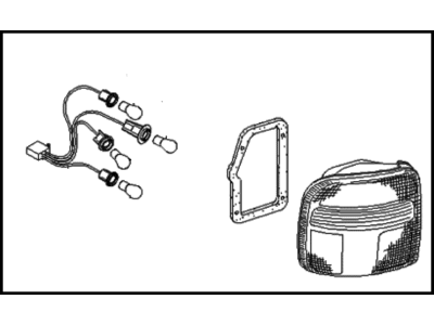 Kia 0K08A51160A Lamp-Rear Combination, LH