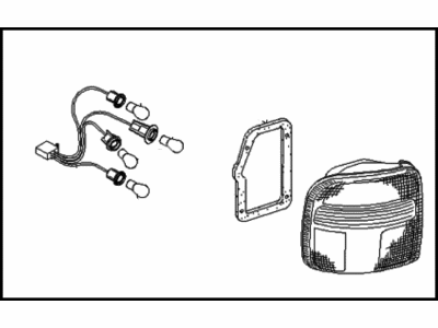 Kia 0K08A51150A Lamp-Rear Combination, RH