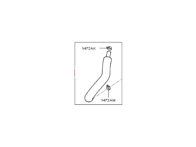 Kia 267202E610 Hose Assembly-PCV