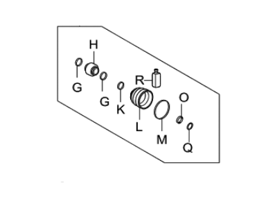 Kia 495751M101 Damper Kit-Front Axle Dynamic