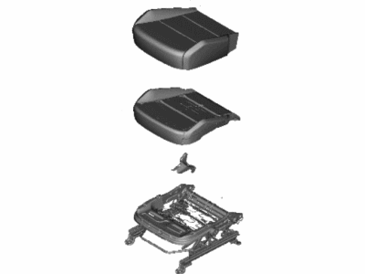 Kia 88100K0AA0SM6 CUSHION ASSY-FR SEAT