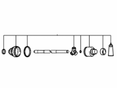 Kia 495053F850 Joint Set-Inner, RH
