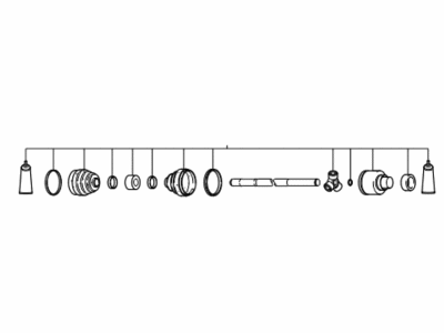 Kia 495093F850 Boot Set-Out Joint