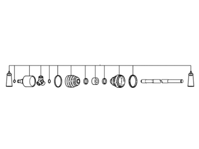 Kia 495093F800 Boot Set-Out Joint
