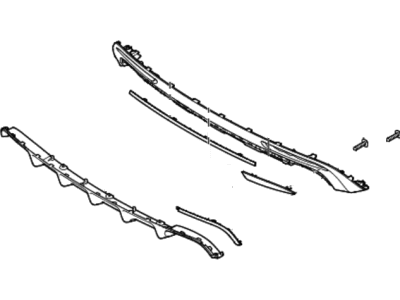 Kia 86690D5200 Cover Assembly-Rear Bumper Under