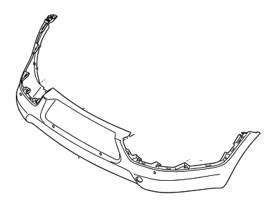 Kia 866113W551 Rear Bumper Lower Cover