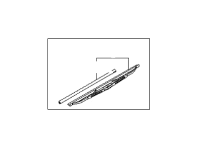 Kia 0K2C067330 Rear Windshield Wiper Blade Assembly