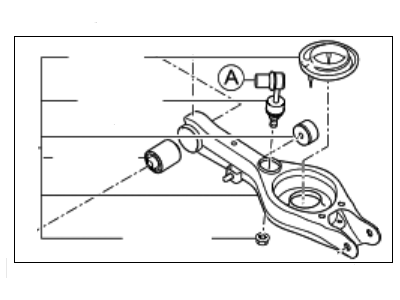 Kia 552202T100 Arm Complete-Rear Lower