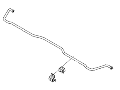 Kia 555103F600 Bar Assembly-Rear Stabilizer