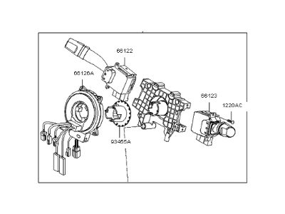 Kia 934003E450 Switch Assembly-Multifunction
