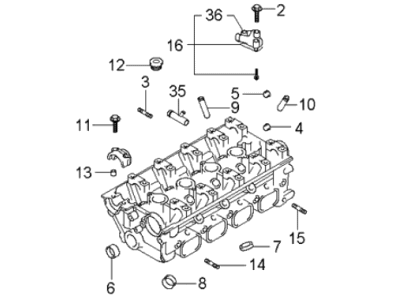 Kia 2210038105 Head Assembly-Cylinder