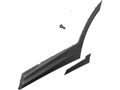 Kia 87732P1000BKL GARNISH ASSY-RR DR S