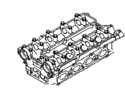 Kia 0K01310100B Head Assembly-Cylinder