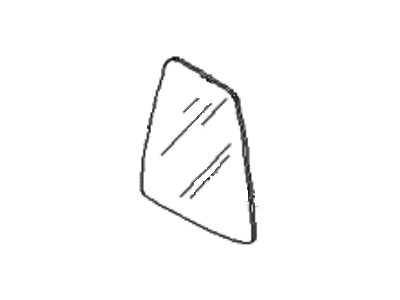 Kia 0K01963951A Glass-QUARTERWINDOW, LH