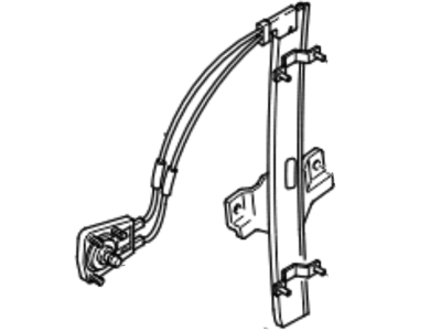 Kia 0K2A258560 REGULATER Assembly-Window, RH
