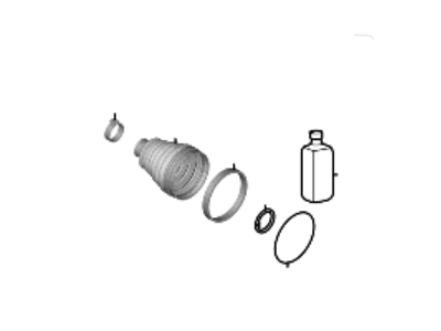 Kia 495R5Q5200 Boot Kit-Diff Side, R
