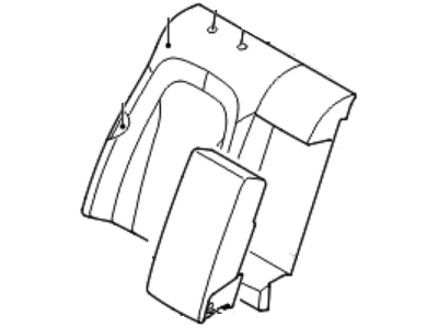 Kia 894602T430AK2 Rear Seat Back Covering, Right