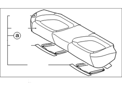 Kia 891002T810AN3 Cushion Assembly-Rear Seat