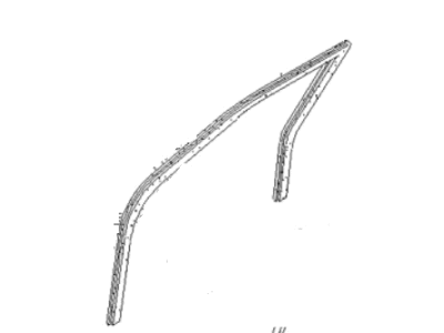 Kia 0K01959605B Chan-Glass Run A, LH
