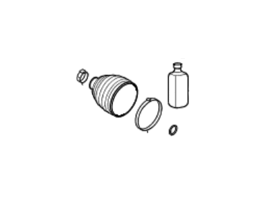 Kia 49536A7150 Boot Kit-Fr Axle WHE