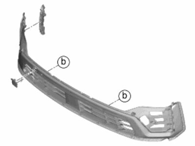 Kia 86530P2000 Grille-Front Bumper
