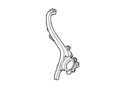 Kia 517152J001 Front Axle Knuckle Left