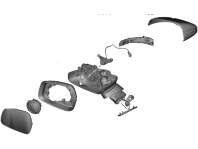 Kia 87620P4030 Mirror Assembly-Outside
