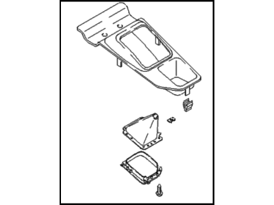 Kia 0K08E64330B Console Panel Assembly-Front
