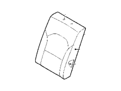 Kia 89360M6030B4P Rear Seat Back Covering
