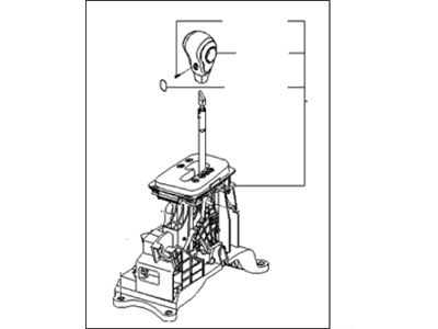 Kia 467001F740WK Lever Assembly-Atm