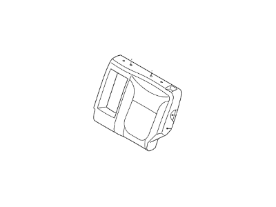 Kia 89360B2700KE3 Rear Seat Back Covering, Left