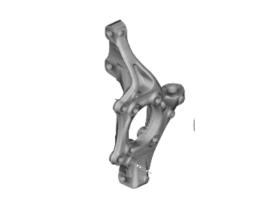 Kia 51711CU100 KNUCKLE-FRONT AXLE, R