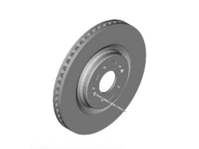 Kia 51712CV200 DISC-FRONT WHEEL BRA
