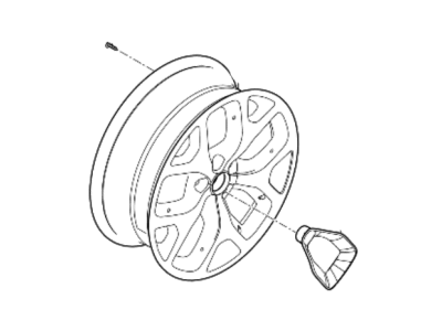 Kia 52905C6330 Wheel Assembly-Aluminum