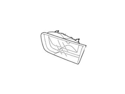 Kia 924131M000 Lens & Housing-Rear Combination Inside