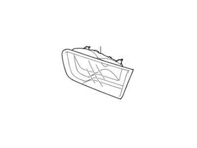 Kia 924141M000 Lens & Housing-Rear Combination Inside
