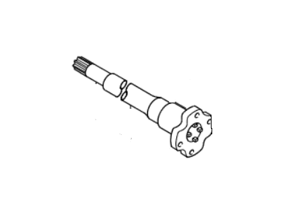 Kia 0K04026115A Shaft-Rear Axle, LH