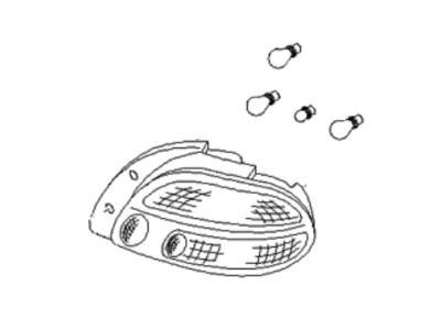 Kia 0K2AA51150 Lamp-Rear, Combination, RH