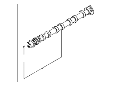 Hyundai 24200-3F300 Camshaft Assembly-Exhaust, LH