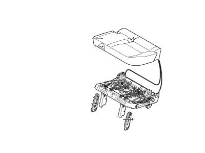 Kia 89100A9060DL1 Cushion Assembly-3RD Seat