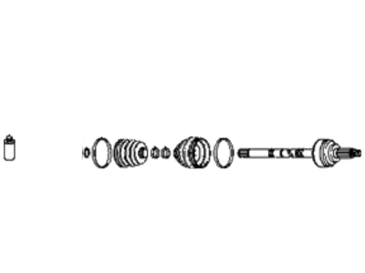 Kia 0K2A622610A Joint Set-Outer, LH