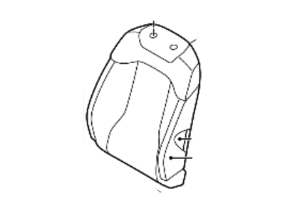 Kia 88460P1010FG5 COVERING ASSY-FR BAC