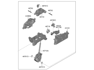 Kia 46700L3400 Lever Assembly-Atm