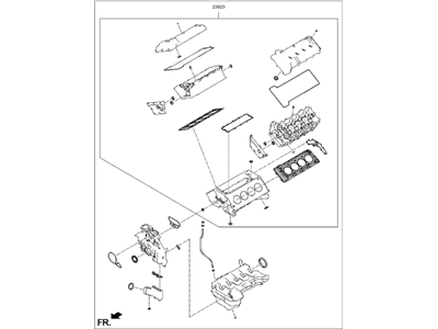 Kia 209103FU03 Gasket Kit-Engine OVEAUL