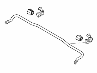 Kia 55510A9100 Bar Assembly-Rear Stabilizer