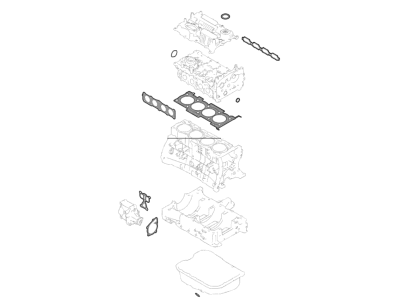 Hyundai 20910-2GA02 Gasket Kit-Engine Overhaul