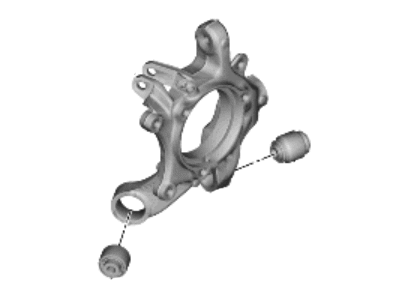 Kia 52711CU000 CARRIER ASSY-REAR AX