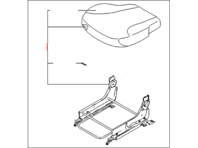 Kia 882001F5021BK Cushion Assembly-Front Seat