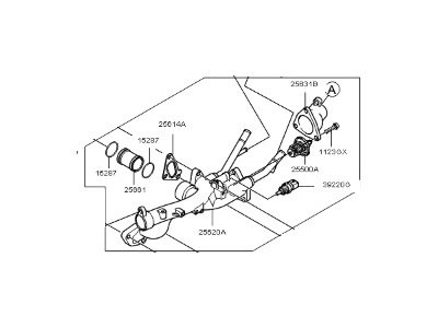 Kia 256003C501 Control Assembly-COOLANT