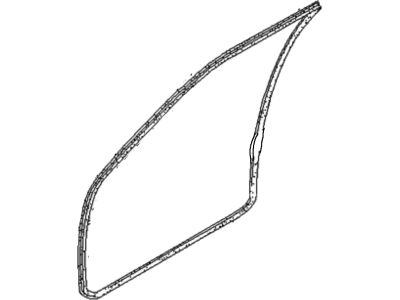 Kia 0K2A158760 WEATHERSTRIP-Door, RH